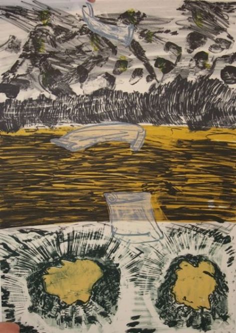 Hovedbilde Per Kirkeby, lito 2001