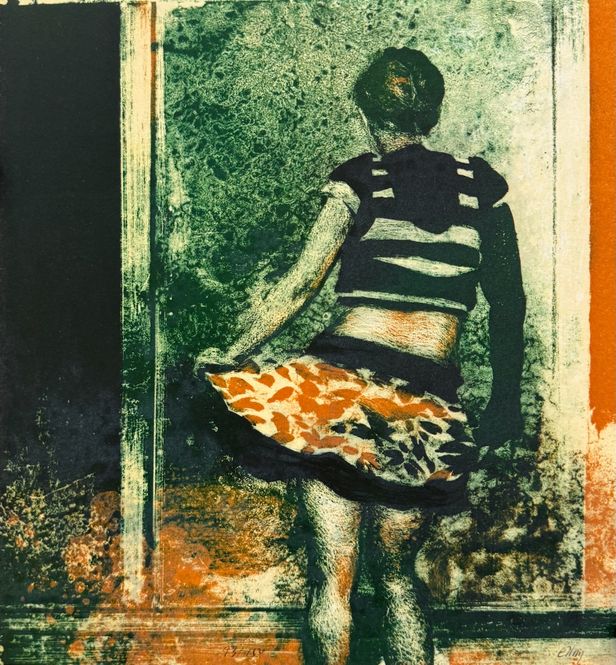 Hovedbilde Lars Elling u/t, litografi A